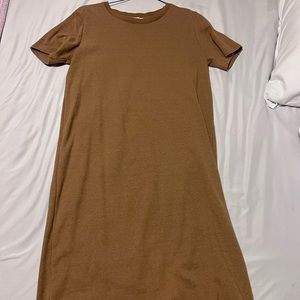 ZARA MIDI DRESS TAN